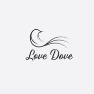 love dove vector design template