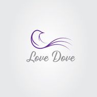 love dove vector design template N2