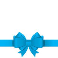Gift Bow with Ribbon Vector Illustration N6