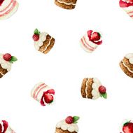 Watercolor seamless pattern N59