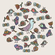 bird pattern background N3