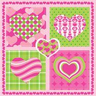 Patterned Hearts N3