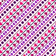 Hearts and dots pattern N2