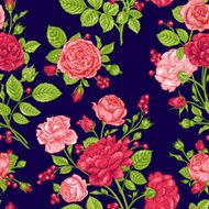 Seamless pattern wit roses N7