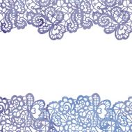 Lacy elegant border Invitation card N2