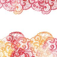 Lacy elegant border Invitation card N4