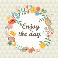 Floral card N35