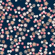 light background romantic floral seamless pattern N8