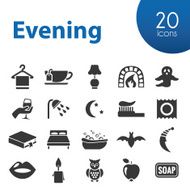 evening icons