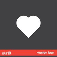 Heart vector icon N3