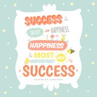 Cute card with character vector illustration and typographic N5