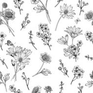 Seamless pattern with flowers N87
