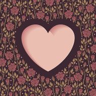 Heart and roses N2
