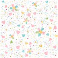 Seamless floral pattern wallpaper N13