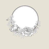 Vintage flourish background