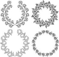 Floral wreaths N8