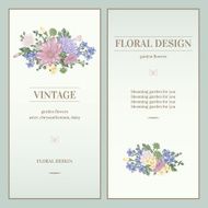 Set of two invitations