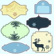 Merry Christmas frames set