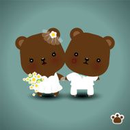Wedding Teddy Bears N4