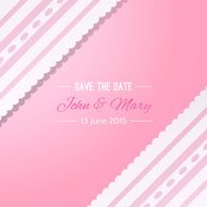 Pink background with vintage realistic pink and white lace N4