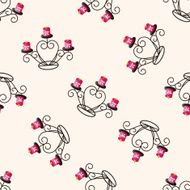 Valentine&#039;s Day candle cartoon sticker icon