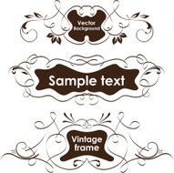 Vintage frame Set N3