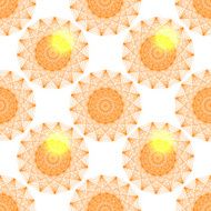 Abstract seamless pattern with circular motifs N2