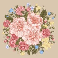 Bouquet of summer flowers N6