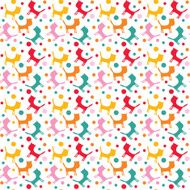 Seamless pattern of cats N7