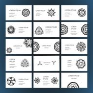 Mandalas business card N4