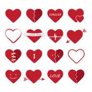 Set of hearts N16