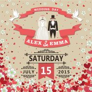 Wedding invitation Wedding wear ribbon flying flowers background