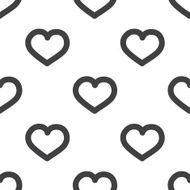Heart vector seamless pattern N6