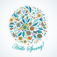 Card Hello Spring