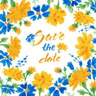 Watercolor Flowers N120