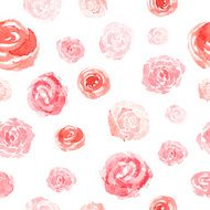 Watercolor Background With Flowers N3