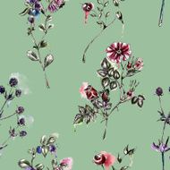 Seamless Floral Pattern N1446