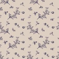Seamless vintage floral pattern N14