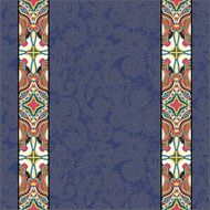 lace border stripe in ornate floral background N25