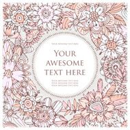 Floral postcard N4