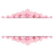 Pink floral background N6