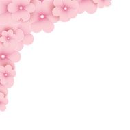 Pink floral background with place for text N2