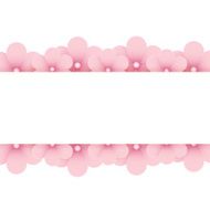Pink floral background with place for text N3