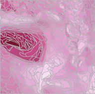 Romantic pink fantastic geometric background