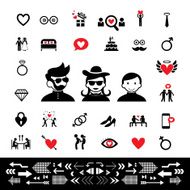 wedding and valentine icon N2