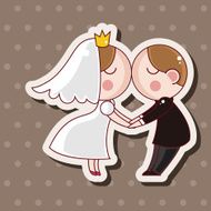 wedding couple theme elements N28