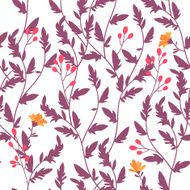 Seamless vector floral pattern N38