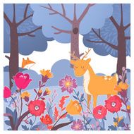 Animals in the woods