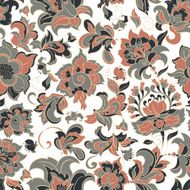 ethnic floral seamless pattern vintage textile background