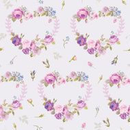 Spring Hearts Flowers Backgrounds